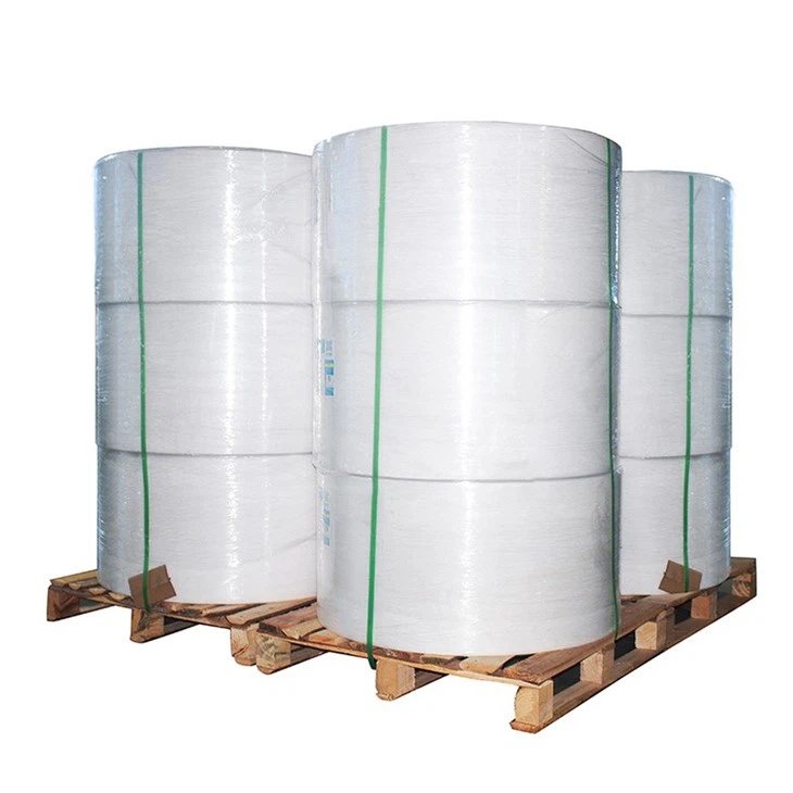 Self-adhesive 70g Offset Woodfree Jumbo Paper